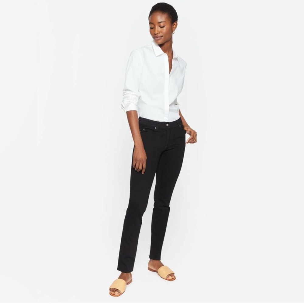 J.McLaughlin‎ Women’s Mid-Rise Skinny Corduroy Pants Black Size 12 Cotton/Tencel
